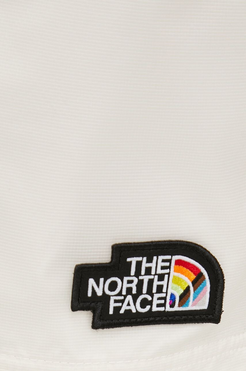 The North Face Къси панталони Pride в бежово с изчистен дизайн с висока талия - Pepit.bg