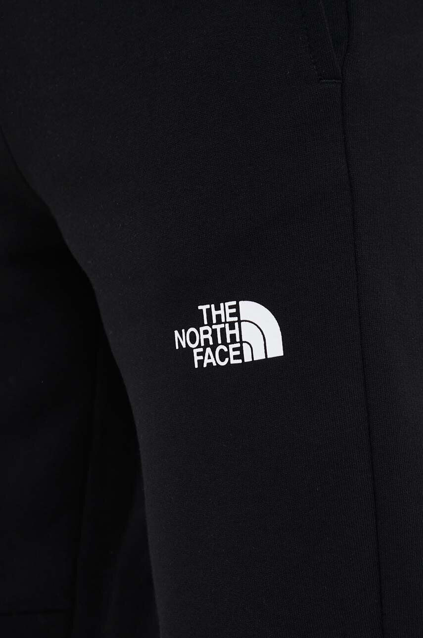 The North Face Памучен спортен панталон в черно с изчистен дизайн - Pepit.bg