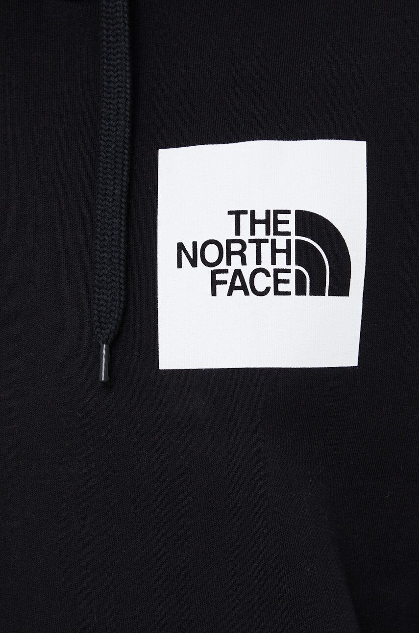 The North Face Памучен суичър мъжки в черно с принт - Pepit.bg