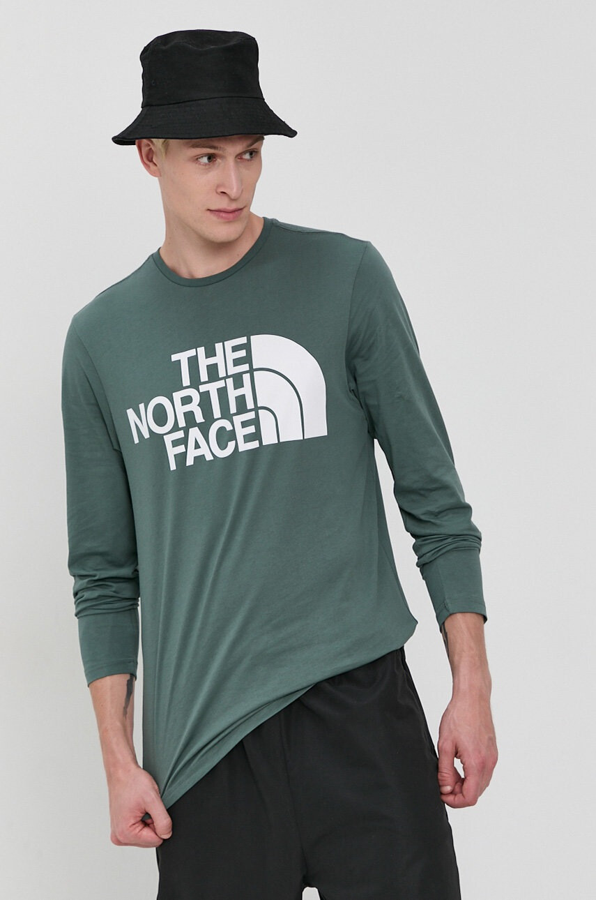 The North Face Памучна блуза с дълги ръкави - Pepit.bg