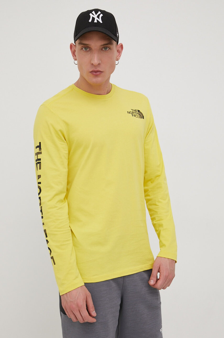 The North Face Памучна блуза с дълги ръкави - Pepit.bg