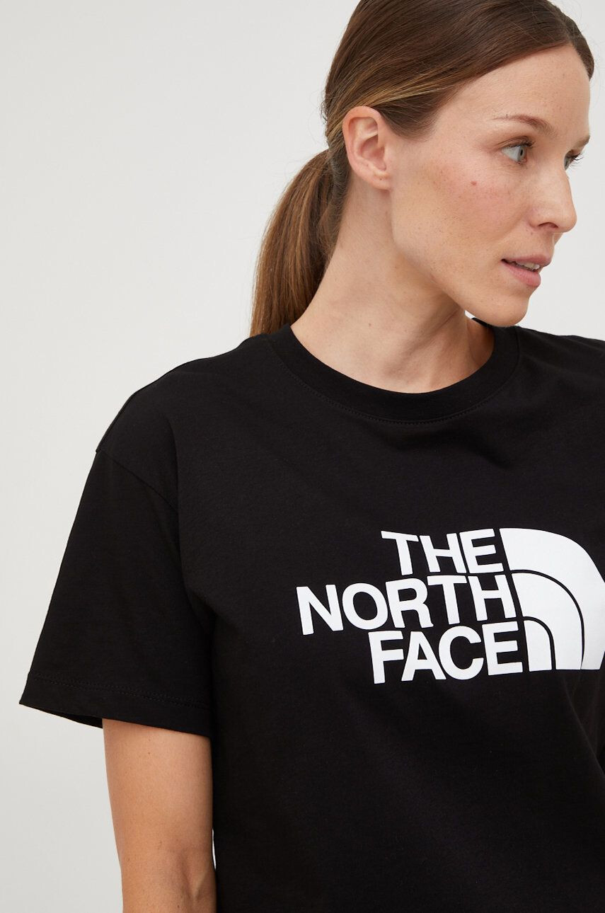 The North Face Памучна тениска в бяло с принт - Pepit.bg