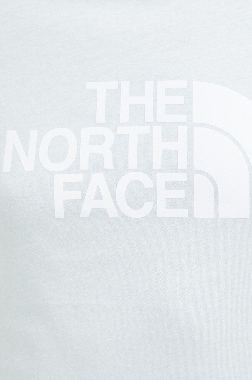 The North Face Памучна тениска в тюркоазено - Pepit.bg