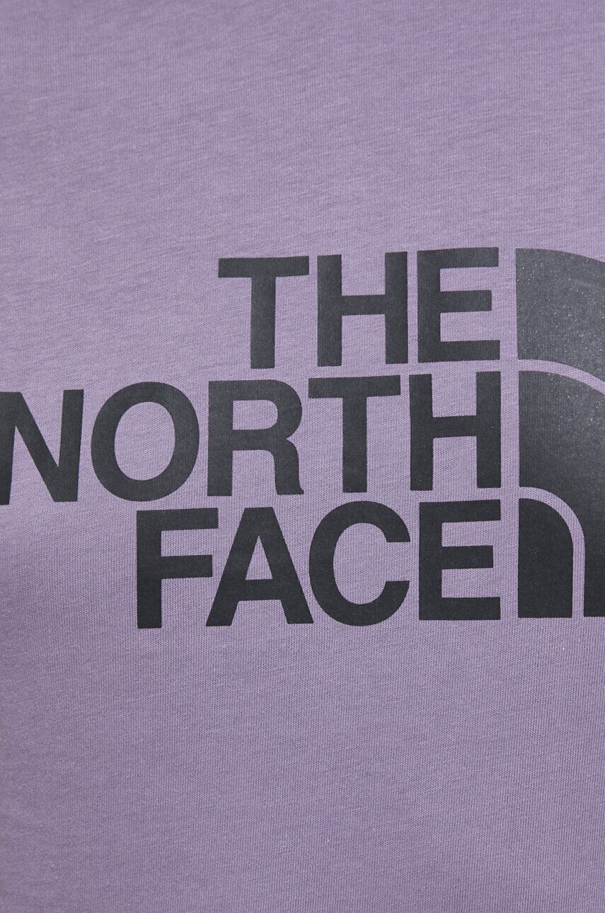 The North Face Памучна тениска в лилаво - Pepit.bg