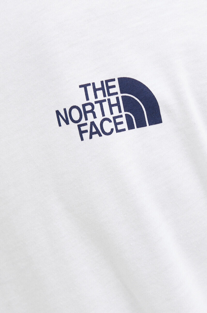 The North Face Памучна тениска в бяло - Pepit.bg