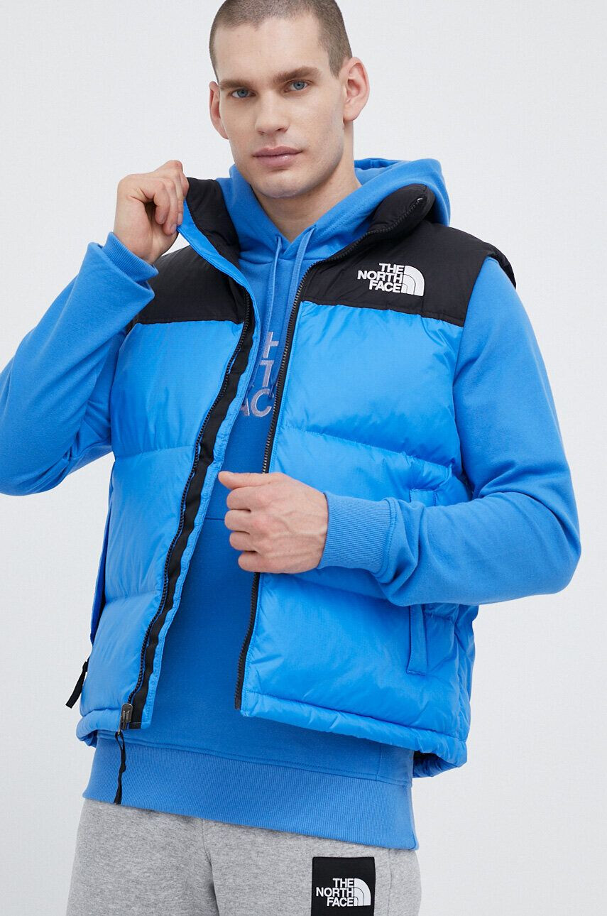 The North Face Пухен елек 1996 RETRO NUPTSE VEST мъжки в синьо със зимна изолация - Pepit.bg