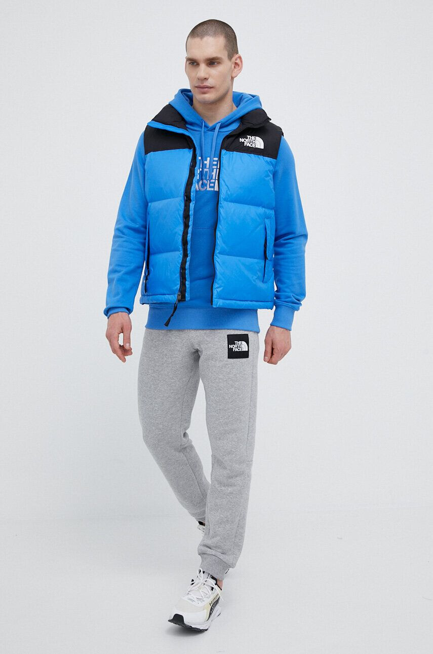 The North Face Пухен елек 1996 RETRO NUPTSE VEST мъжки в синьо със зимна изолация - Pepit.bg