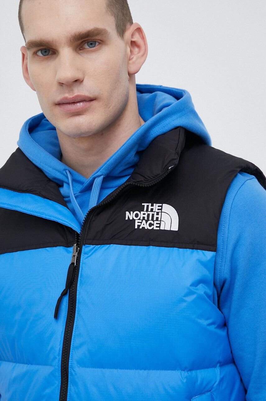 The North Face Пухен елек 1996 RETRO NUPTSE VEST мъжки в синьо със зимна изолация - Pepit.bg