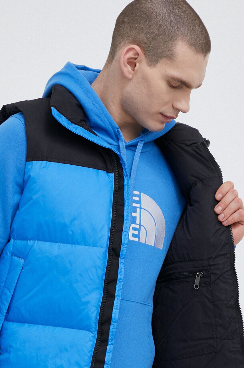 The North Face Пухен елек 1996 RETRO NUPTSE VEST мъжки в синьо със зимна изолация - Pepit.bg