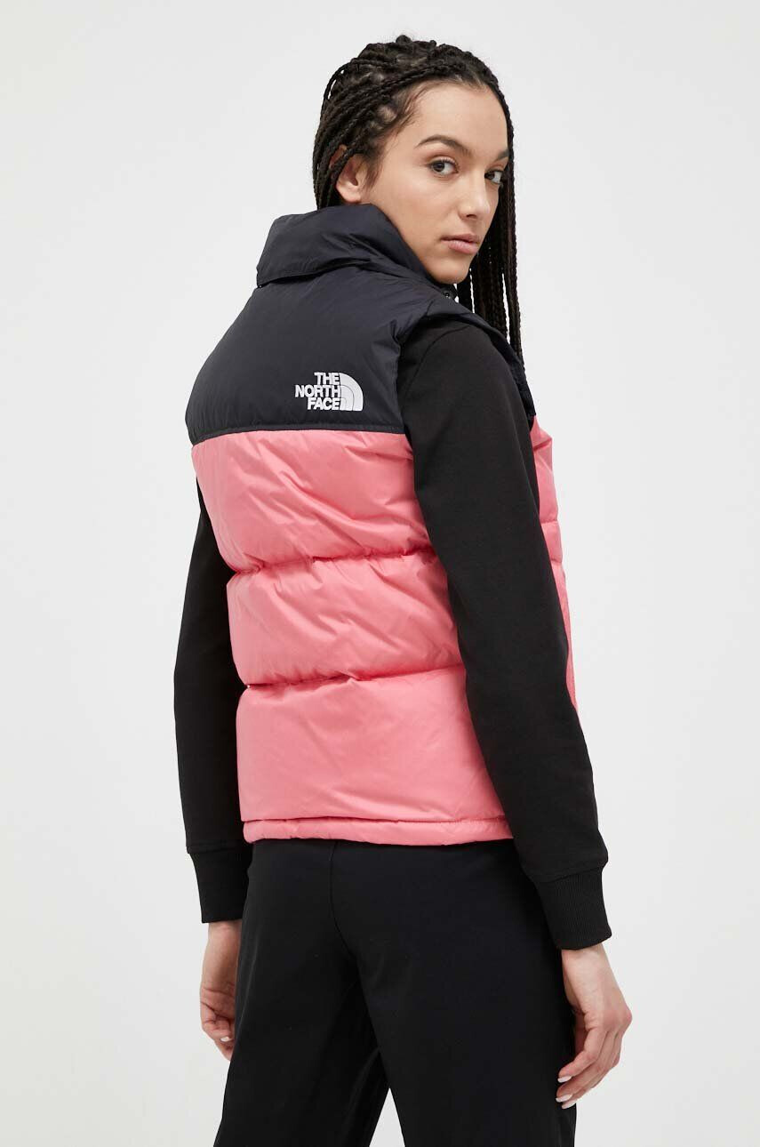 The North Face Пухен елек 1996 RETRO NUPTSE VEST дамски в розово със зимна изолация - Pepit.bg