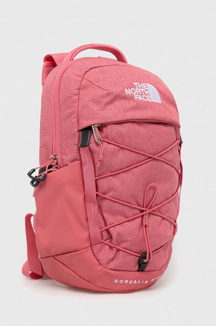 The North Face Раница в розово малък размер с принт - Pepit.bg