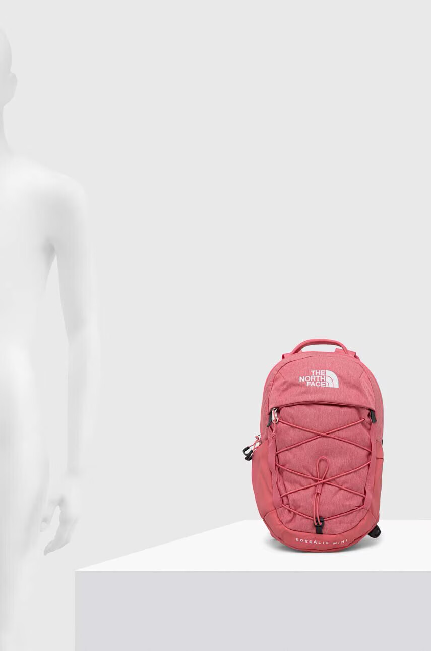 The North Face Раница в розово малък размер с принт - Pepit.bg
