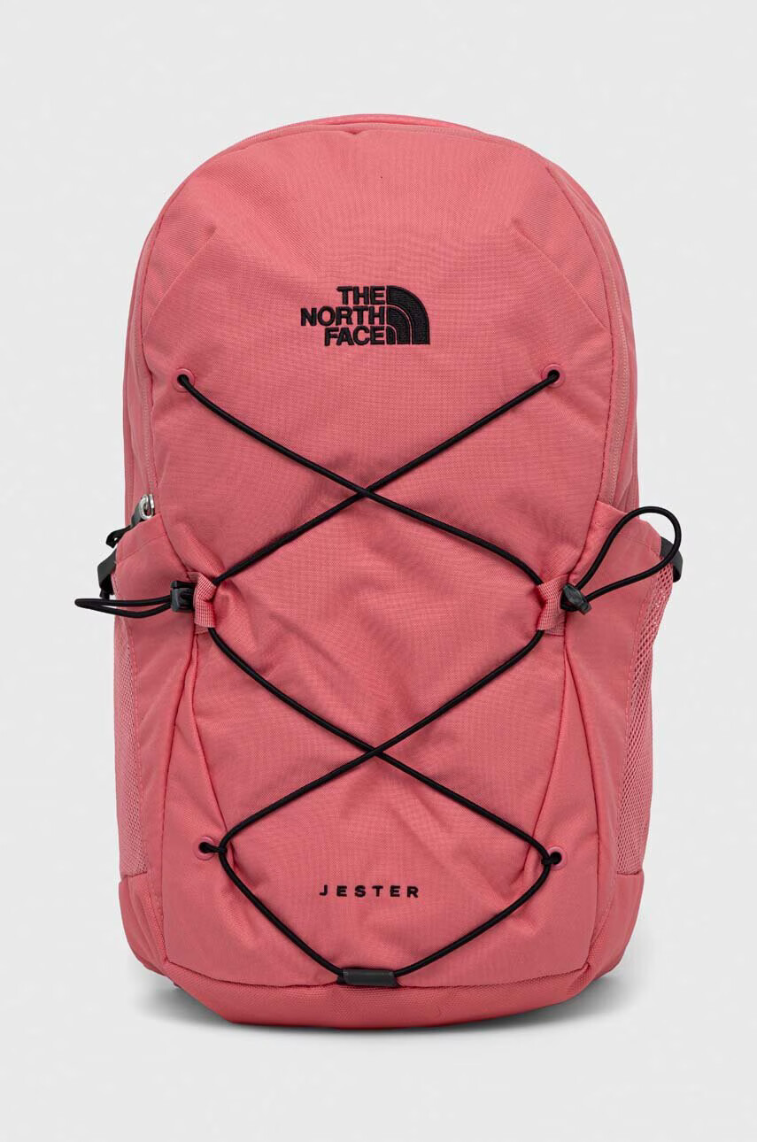 The North Face Раница в розово голям размер с апликация - Pepit.bg