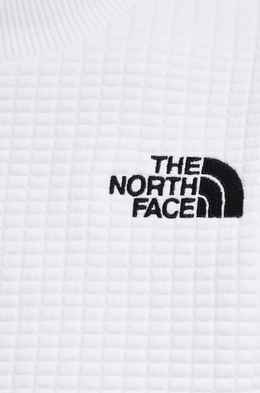 The North Face Рокля в бяло къс модел с уголемена кройка - Pepit.bg