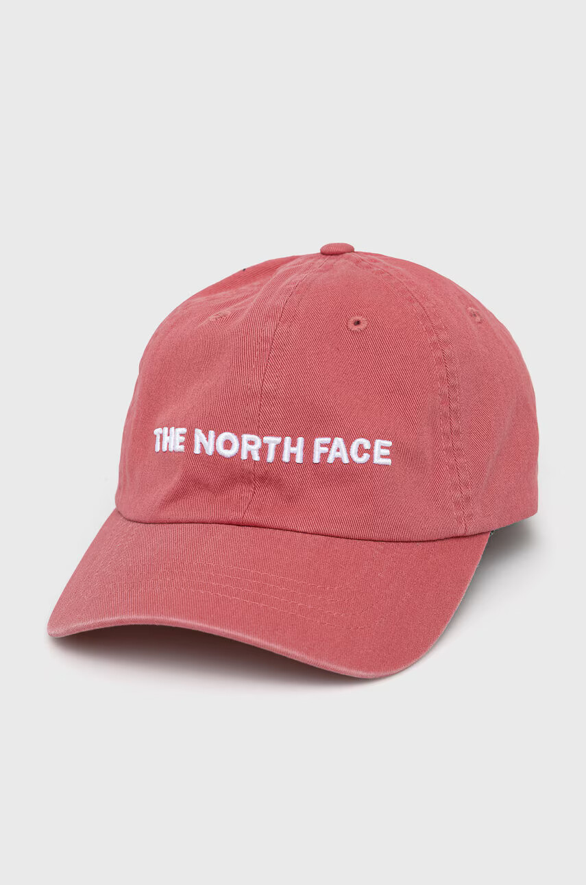 The North Face Шапка с козирка Horizontal в розово с апликация - Pepit.bg