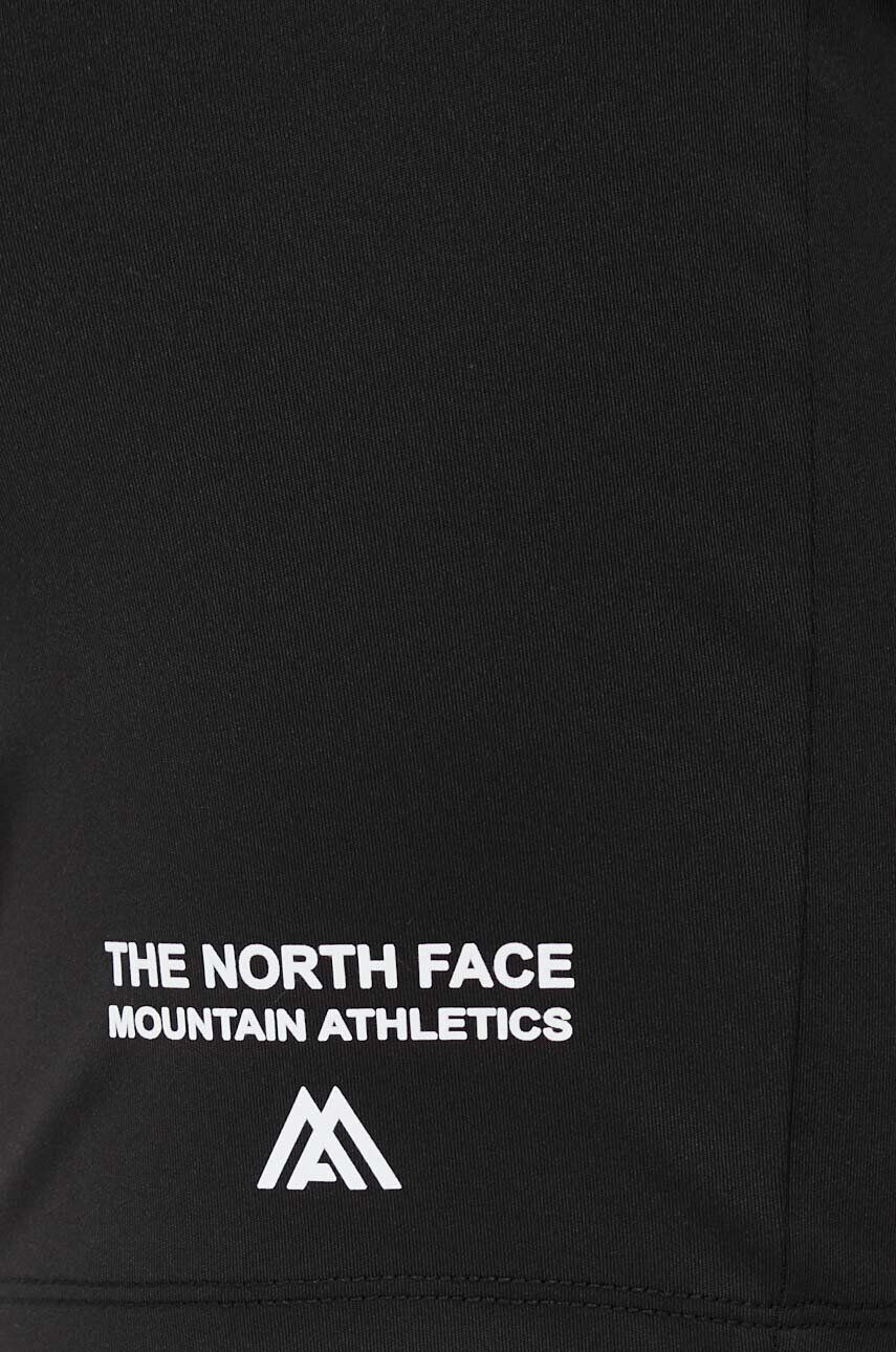 The North Face Спортен къс панталон Mountain Athletics в черно с принт с висока талия - Pepit.bg