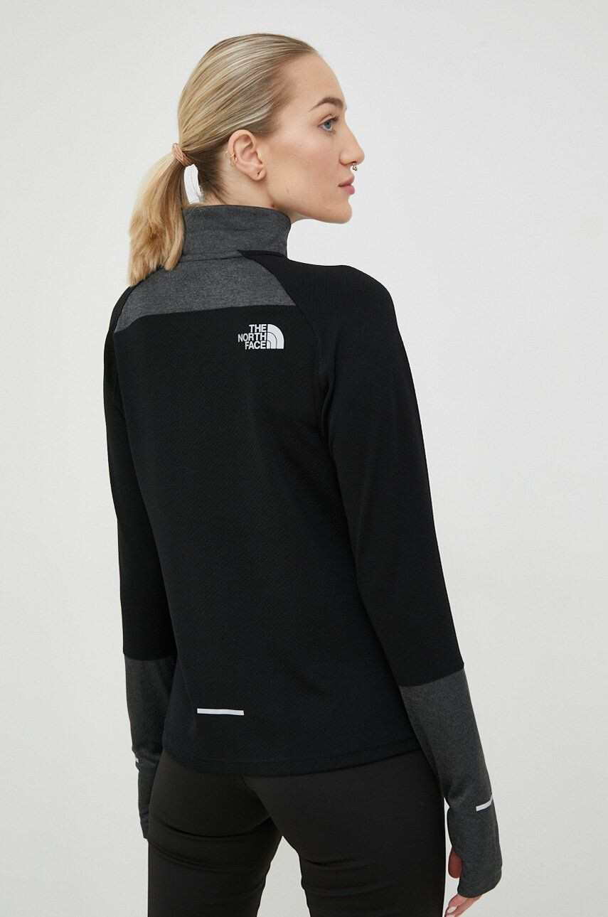 The North Face Спортен суичър в черно с десен - Pepit.bg