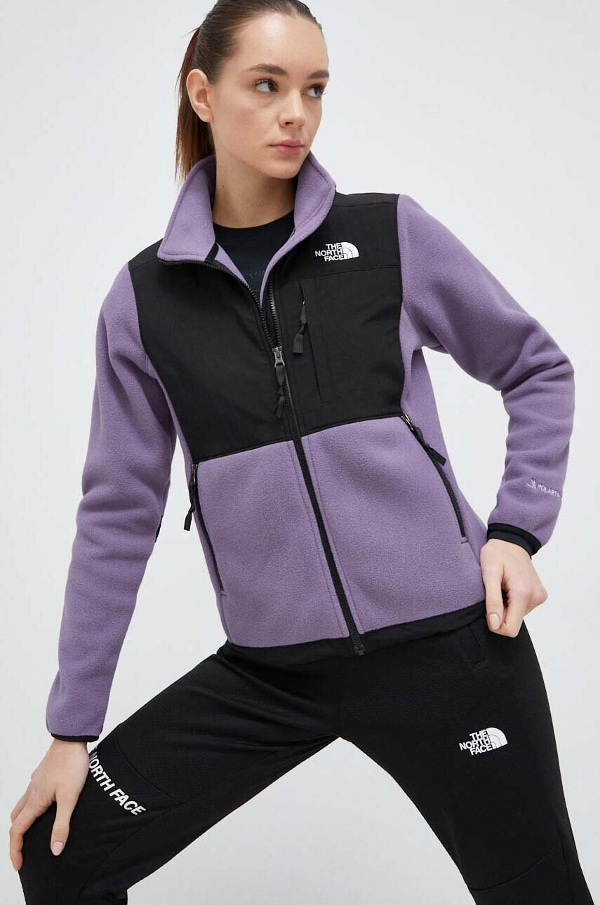 The North Face Спортен суичър Denali в лилаво - Pepit.bg