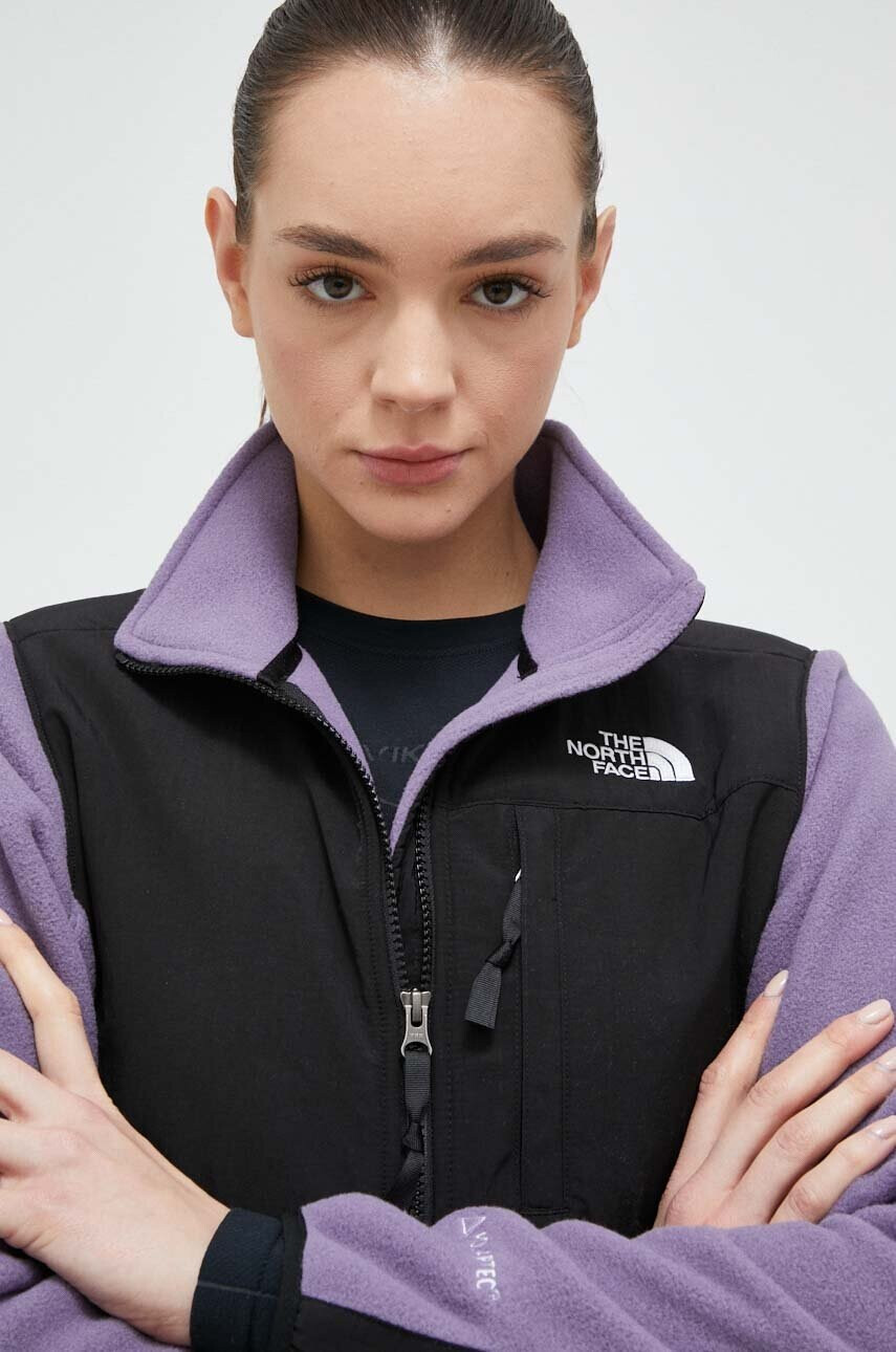 The North Face Спортен суичър Denali в лилаво - Pepit.bg