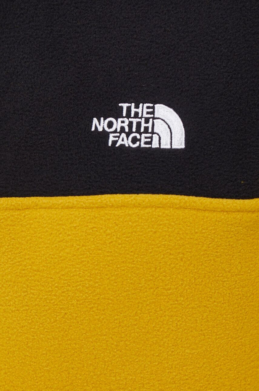 The North Face Спортен суичър Glacier в жълто с десен - Pepit.bg