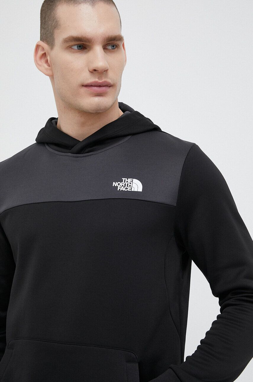 The North Face Спортен суичър Reaxion в черно с качулка с изчистен дизайн - Pepit.bg