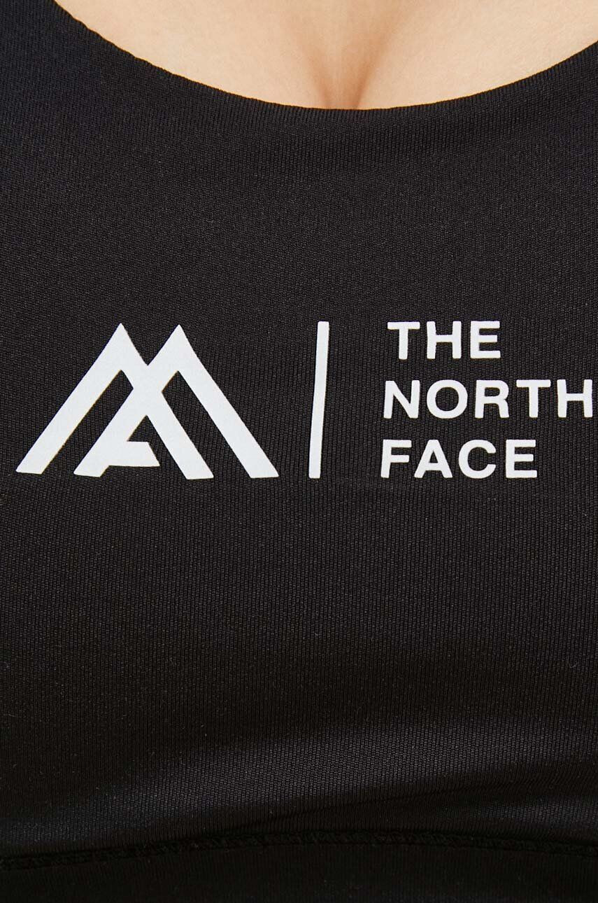 The North Face Спортен сутиен Moutain Athletics в черно с изчистен дизайн - Pepit.bg