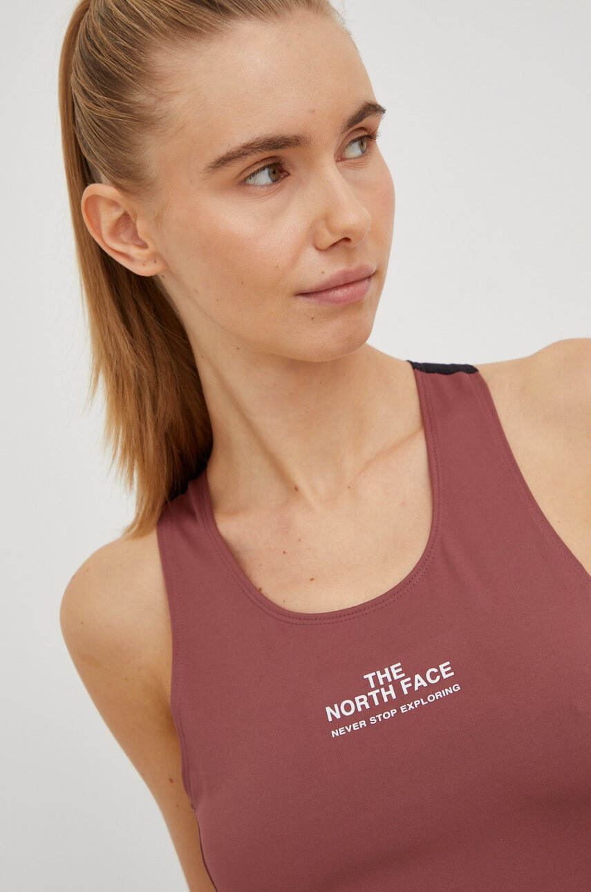 The North Face Спортен топ Mountain Athletics в розово - Pepit.bg