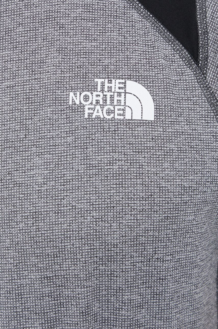 The North Face Спортна тениска Glacier в сиво с десен - Pepit.bg