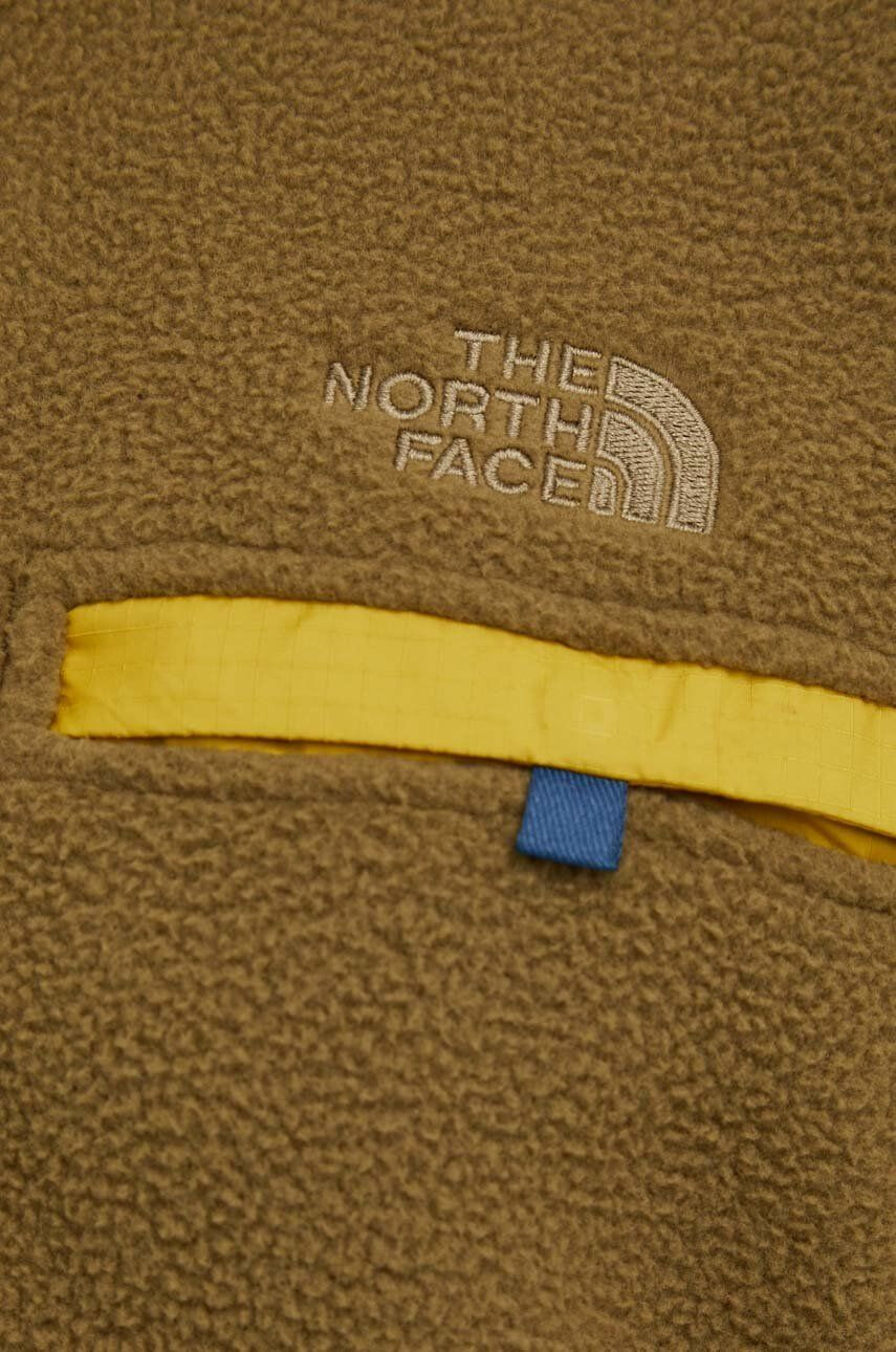 The North Face Суичър в зелено с изчистен дизайн - Pepit.bg