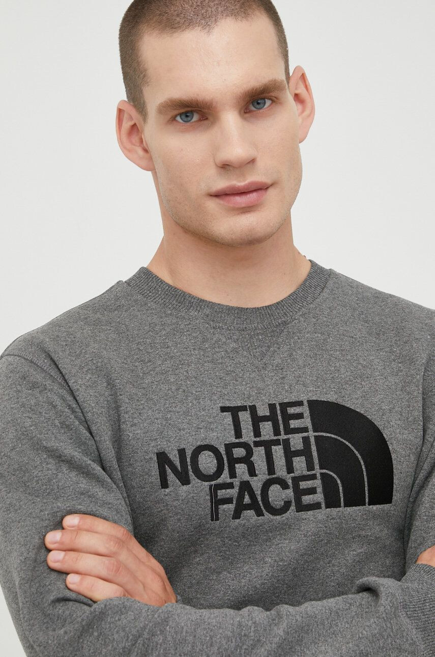 The North Face Суичър в сиво с апликация - Pepit.bg