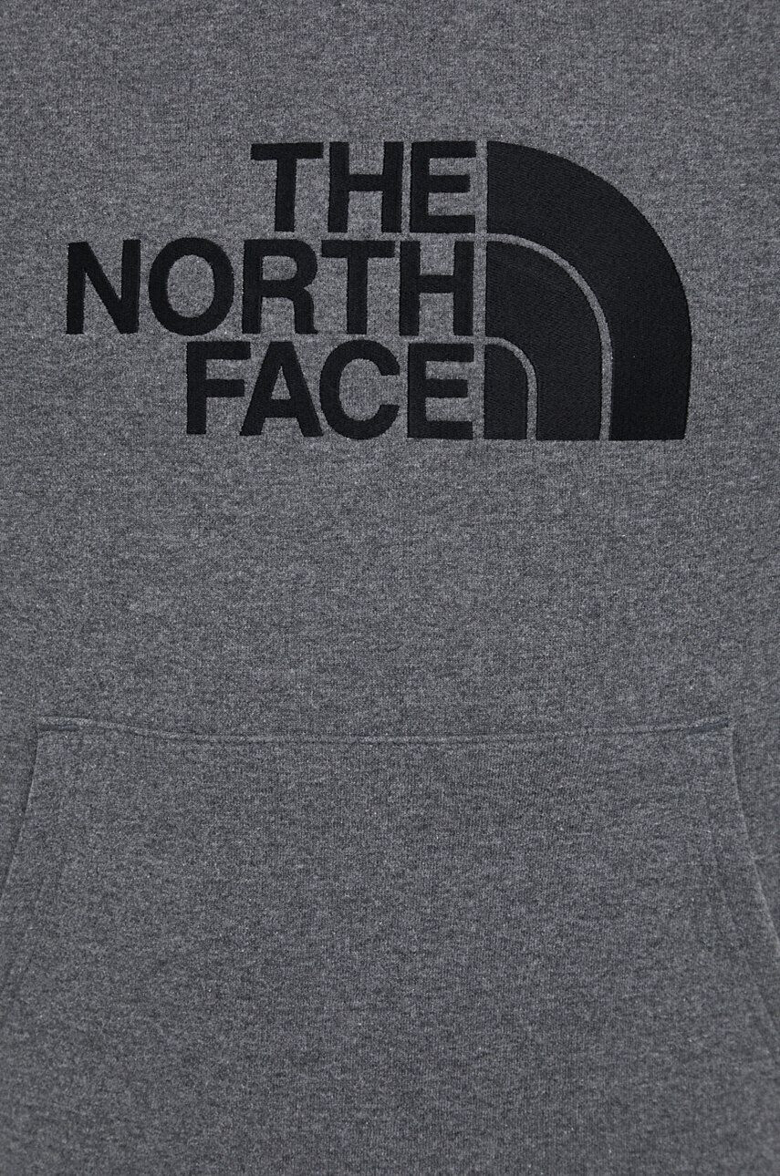 The North Face Суичър в сиво с качулка с апликация - Pepit.bg