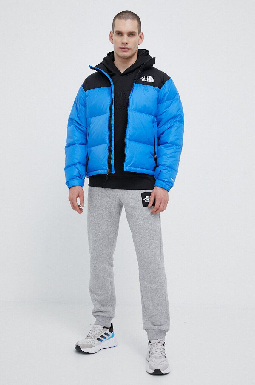 The North Face Суичър в черно с качулка с изчистен дизайн - Pepit.bg