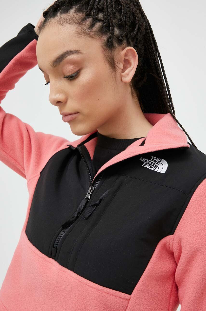 The North Face Суичър в розово с десен - Pepit.bg