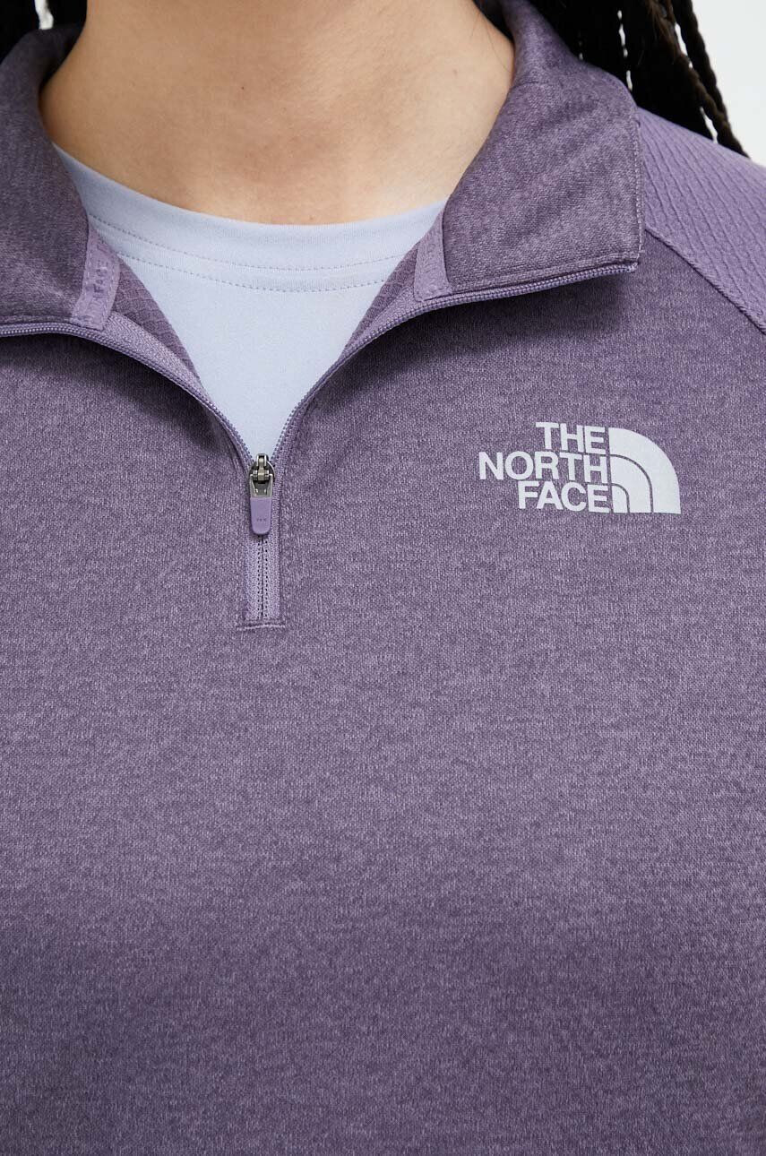 The North Face Суичър за джогинг в лилаво с изчистен дизайн - Pepit.bg