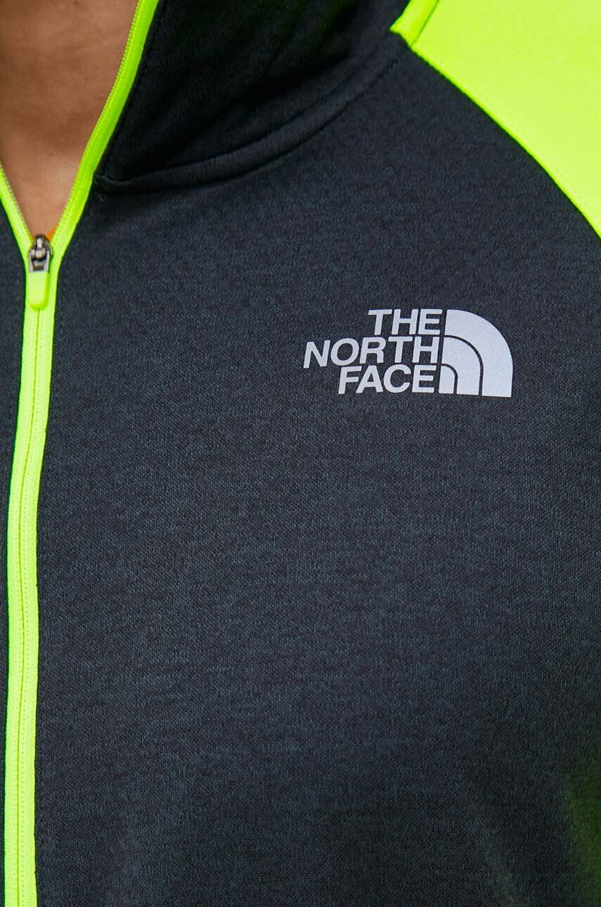 The North Face Суичър за джогинг в зелено с десен - Pepit.bg