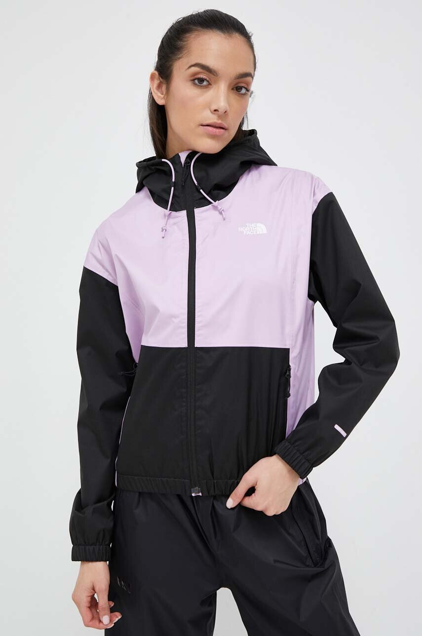 The North Face Ветровка Farside в лилаво преходен модел - Pepit.bg
