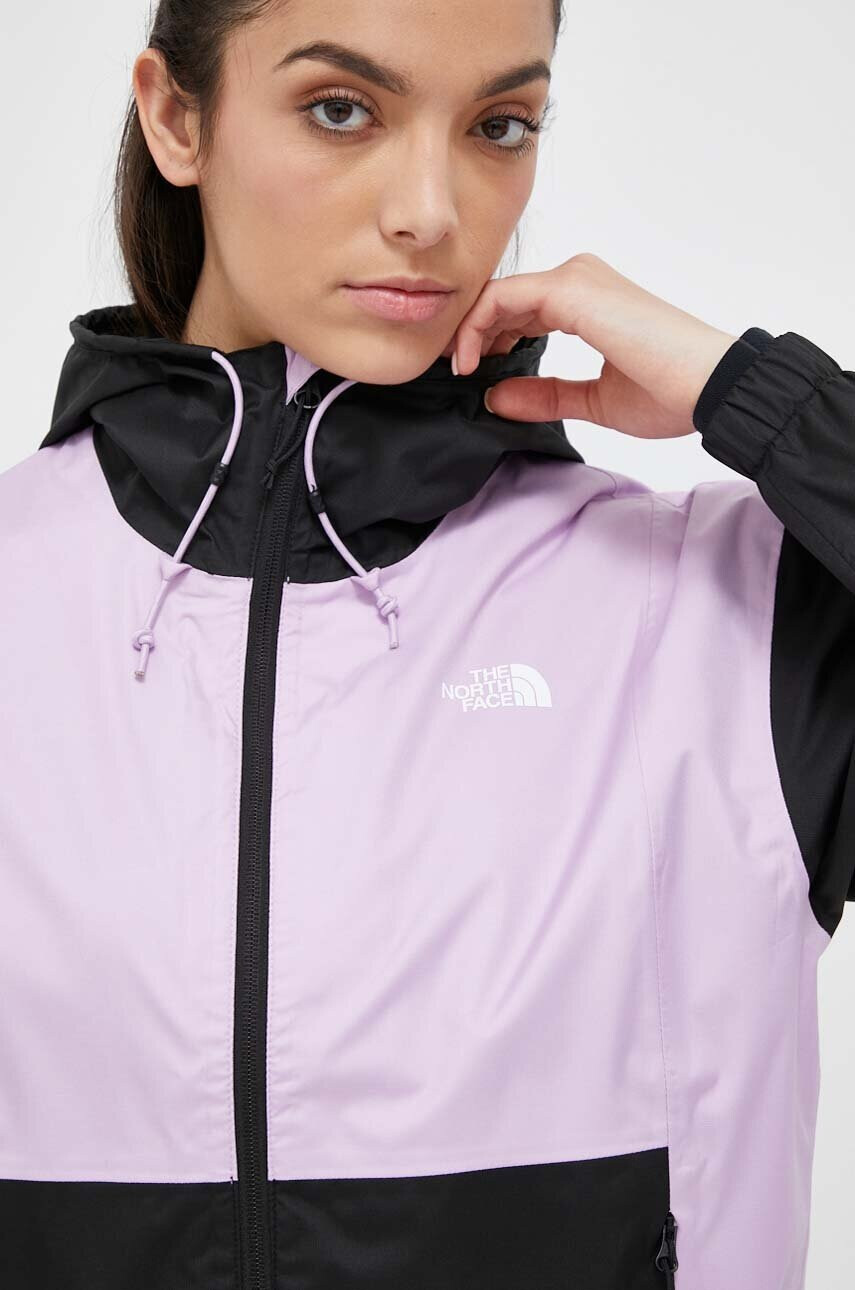 The North Face Ветровка Farside в лилаво преходен модел - Pepit.bg