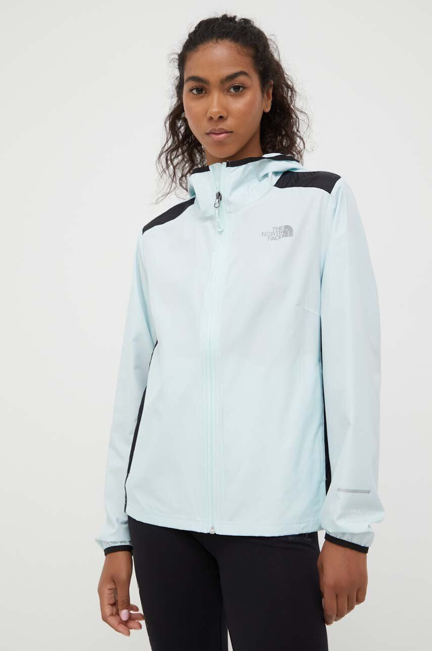 The North Face Ветровка RUN WIND JACKET в синьо преходен модел - Pepit.bg