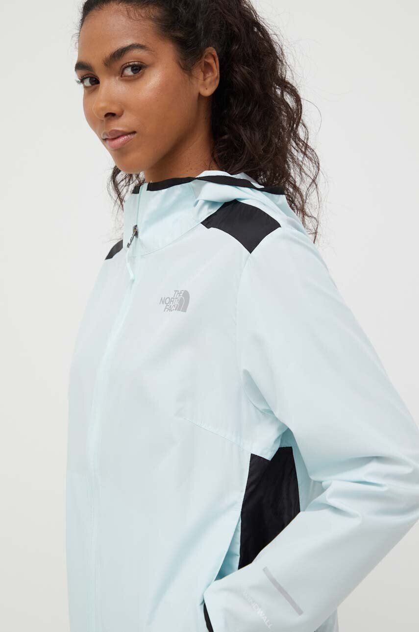 The North Face Ветровка RUN WIND JACKET в синьо преходен модел - Pepit.bg