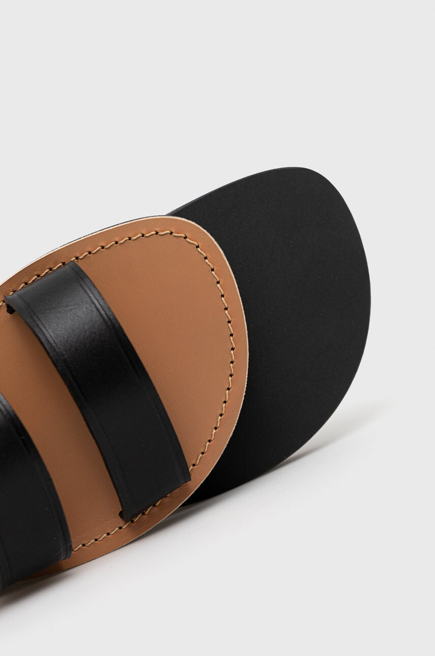 Tiger of Sweden Кожени сандали Kiarella дамски в черно - Pepit.bg