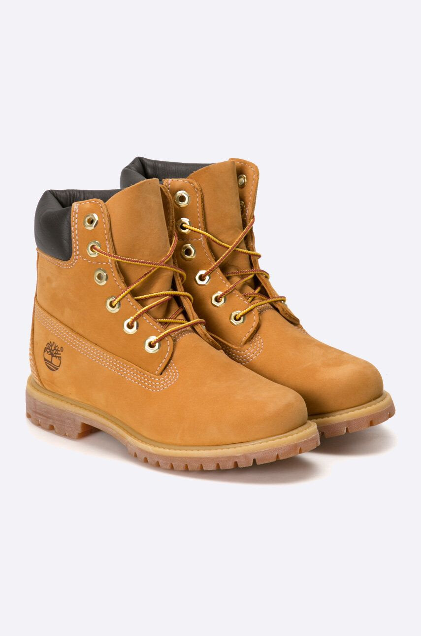 Timberland Велурени кубинки 6in TB0103617131 в бежово с равна подметка - Pepit.bg