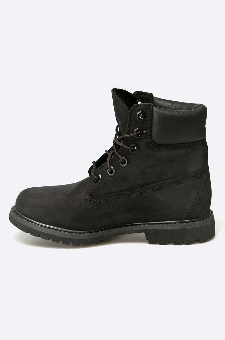 Timberland Боти Premium Boot в черно с равна подметка - Pepit.bg