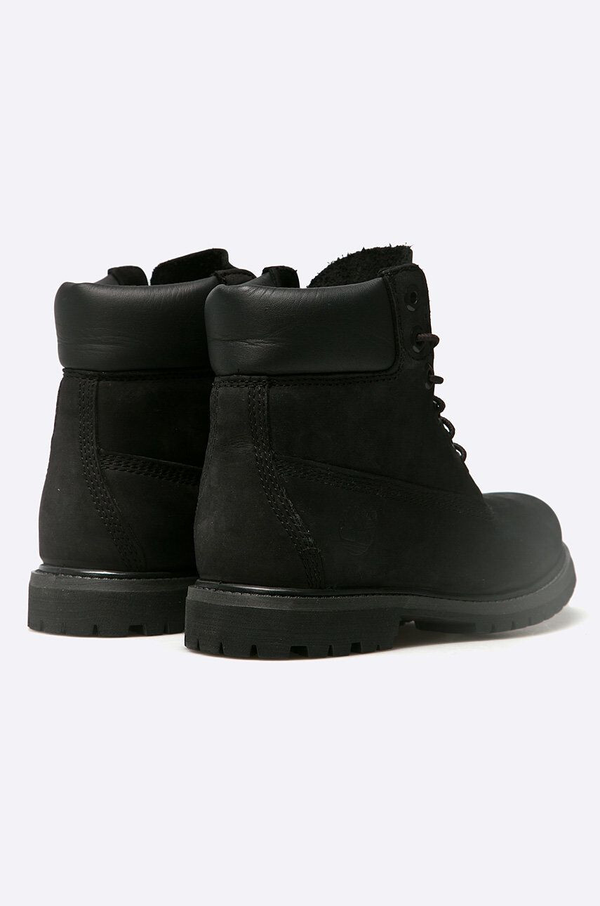 Timberland Боти Premium Boot в черно с равна подметка - Pepit.bg