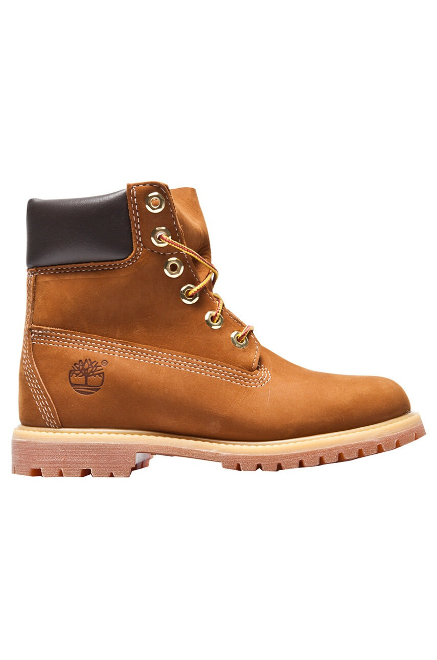 Timberland Боти PREMIUM в кафяво с равна подметка - Pepit.bg