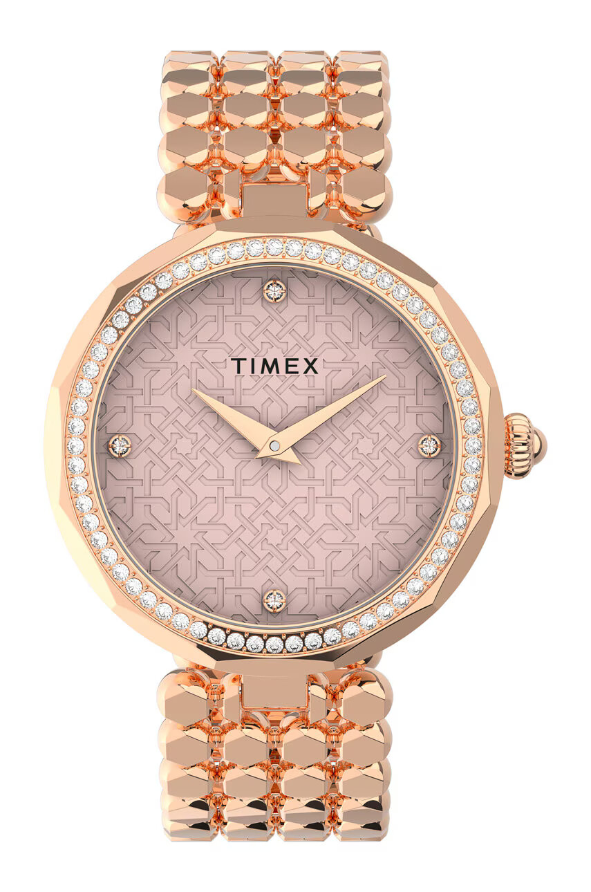 Timex Часовник TW2V02800 дамски в розово - Pepit.bg