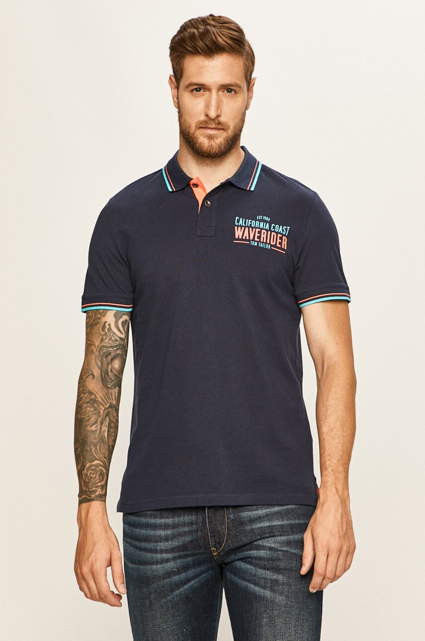 Tom Tailor Denim - Тениска с яка - Pepit.bg