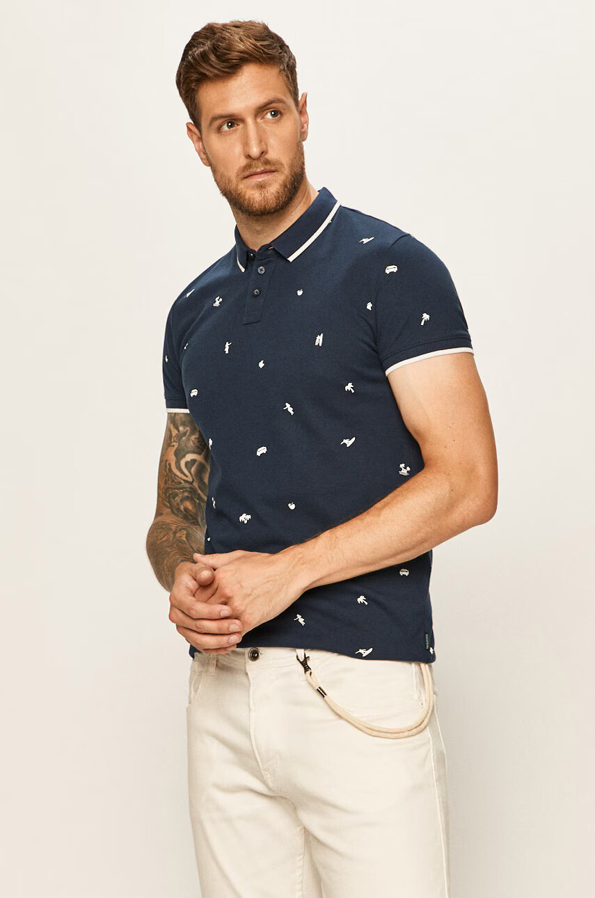 Tom Tailor Denim Тениска с яка - Pepit.bg