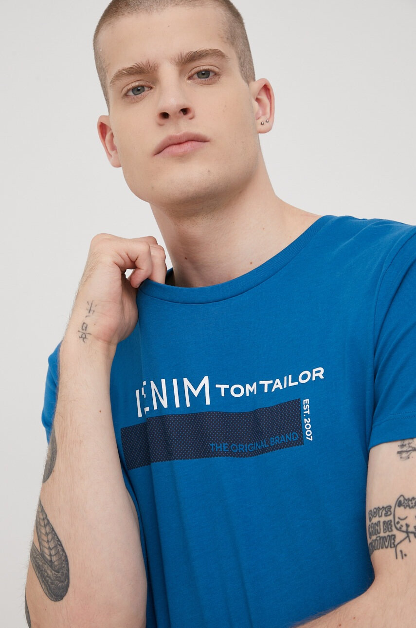 Tom Tailor Памучна тениска - Pepit.bg