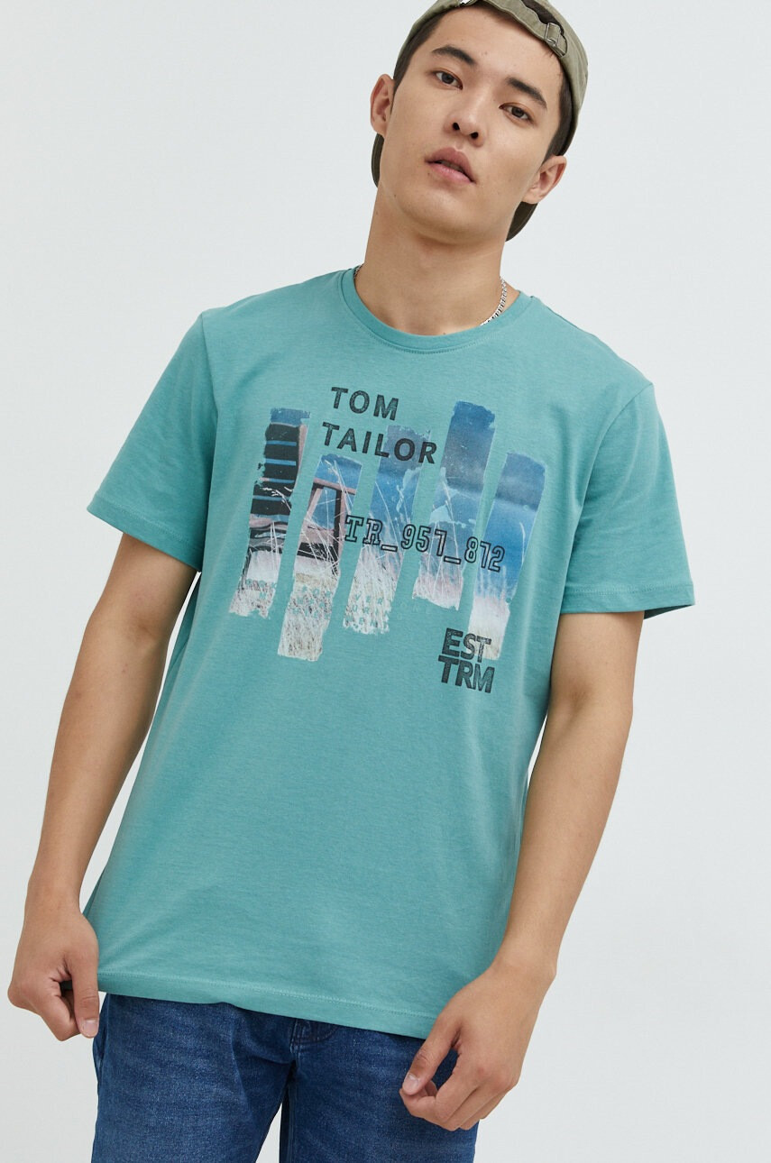 Tom Tailor Памучна тениска - Pepit.bg