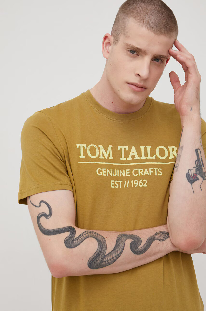 Tom Tailor Памучна тениска - Pepit.bg